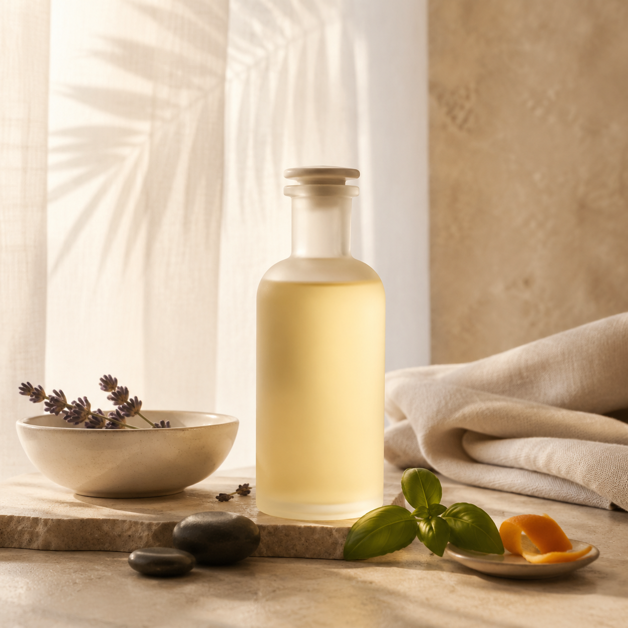 Rituel botanique DOUSÈ™ apaisant, pour une relaxation profonde.