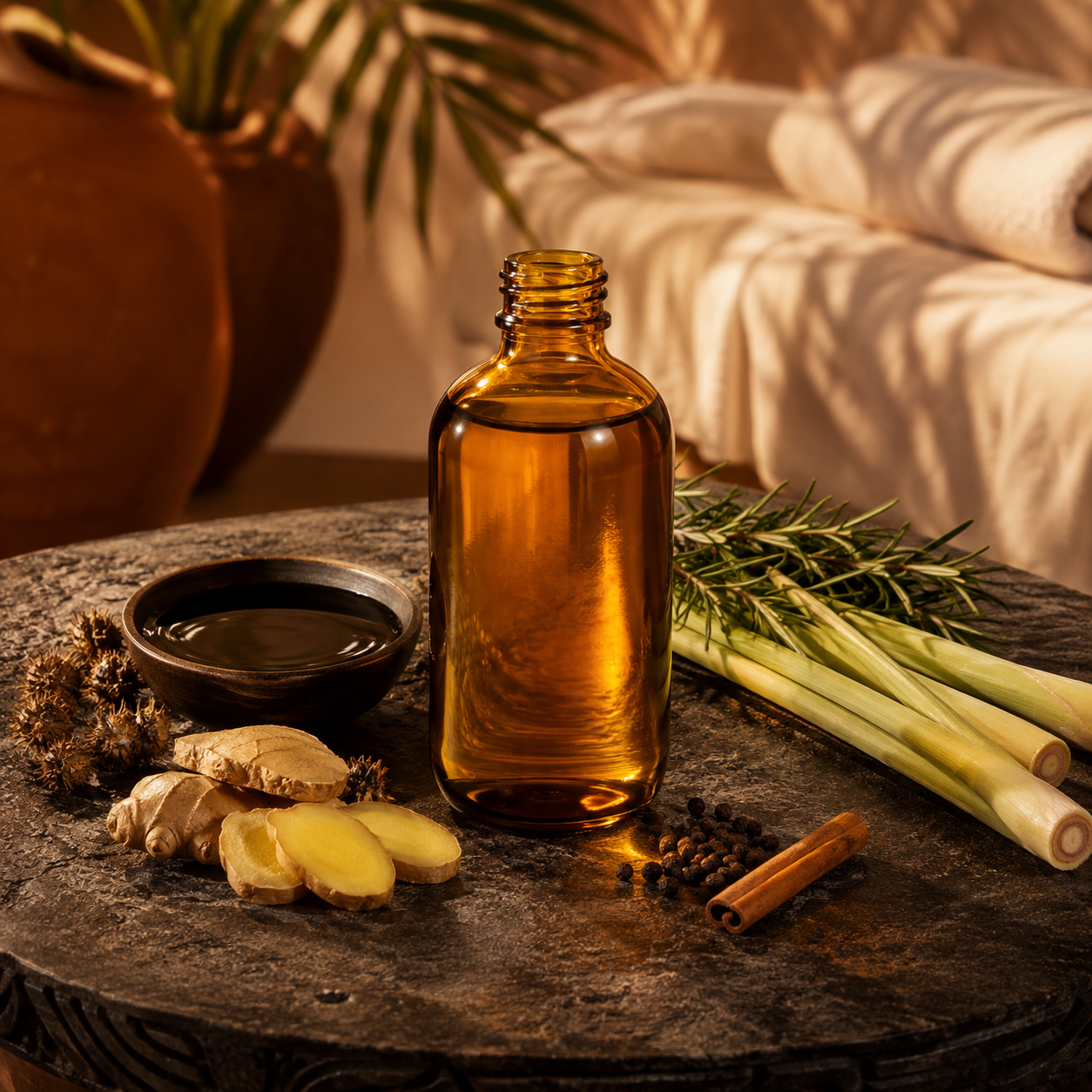Rituel botanique CHALÈ™ réchauffant, aux ingrédients ancestraux.